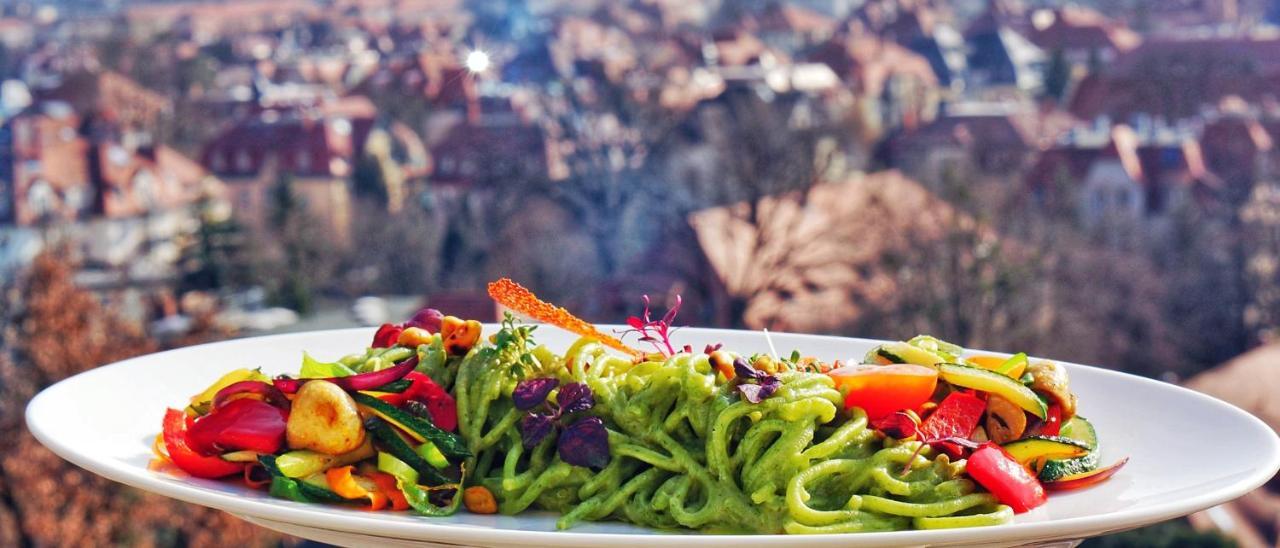 Bergwirtschaft Wilder Mann Hotel Und Restaurant ドレスデン エクステリア 写真